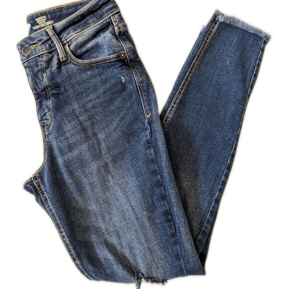 Old Navy Rockstar Super Skinny High Rise jeans, distressed, size 0 - Picture 1 of 6